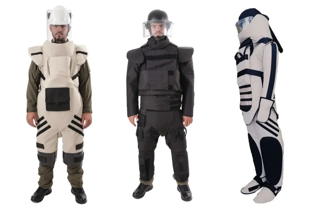 EU Shields bomb suits