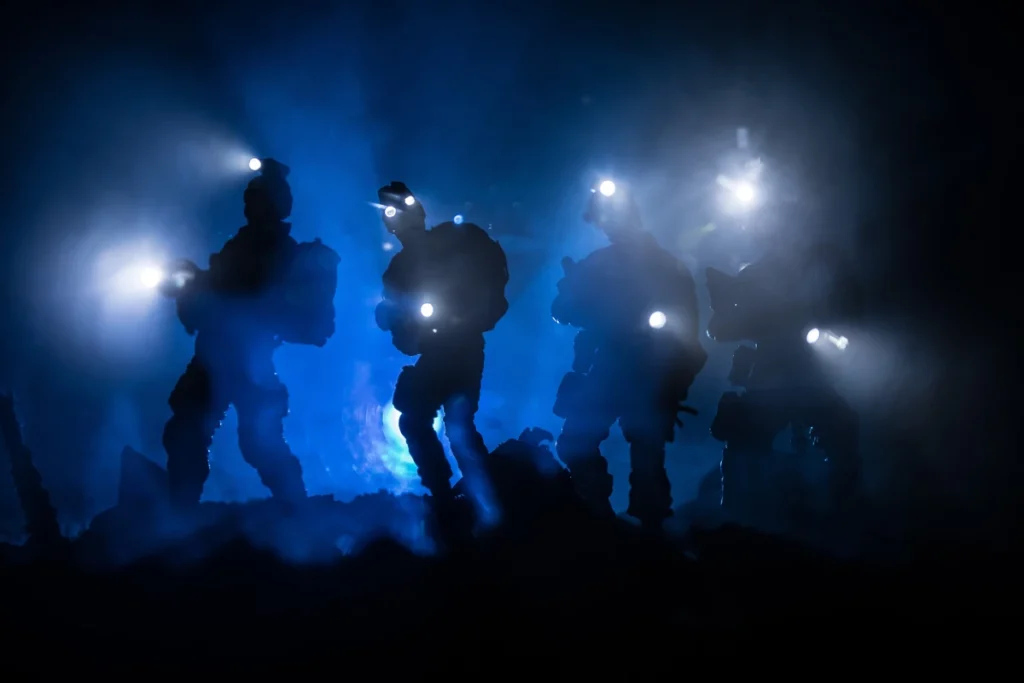 Helmet mounted light is an important safety feature