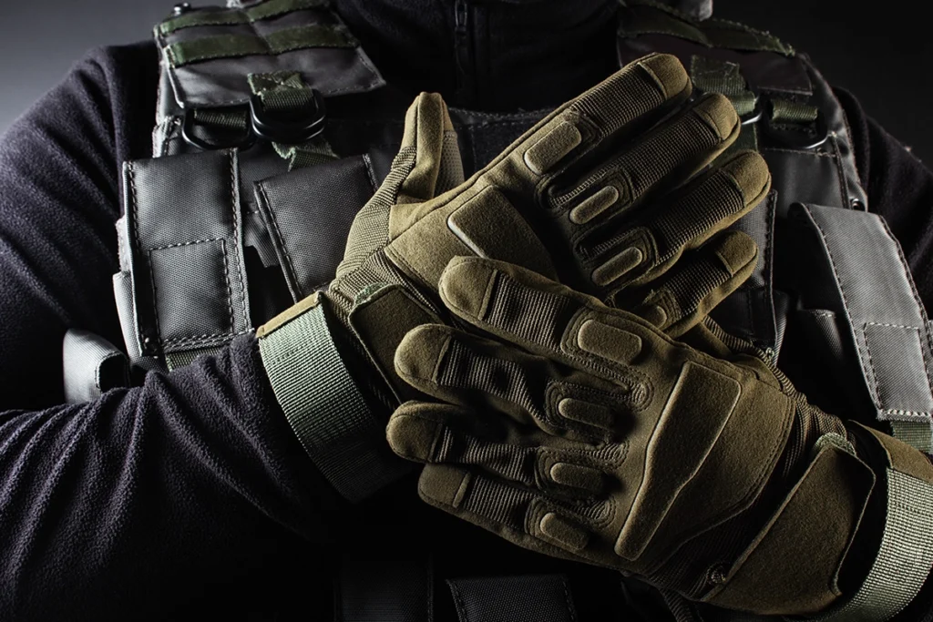 tactical gloves soldier of the armed forces